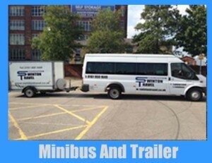 Minibus And Trailer