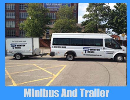 Minibus And Trailer